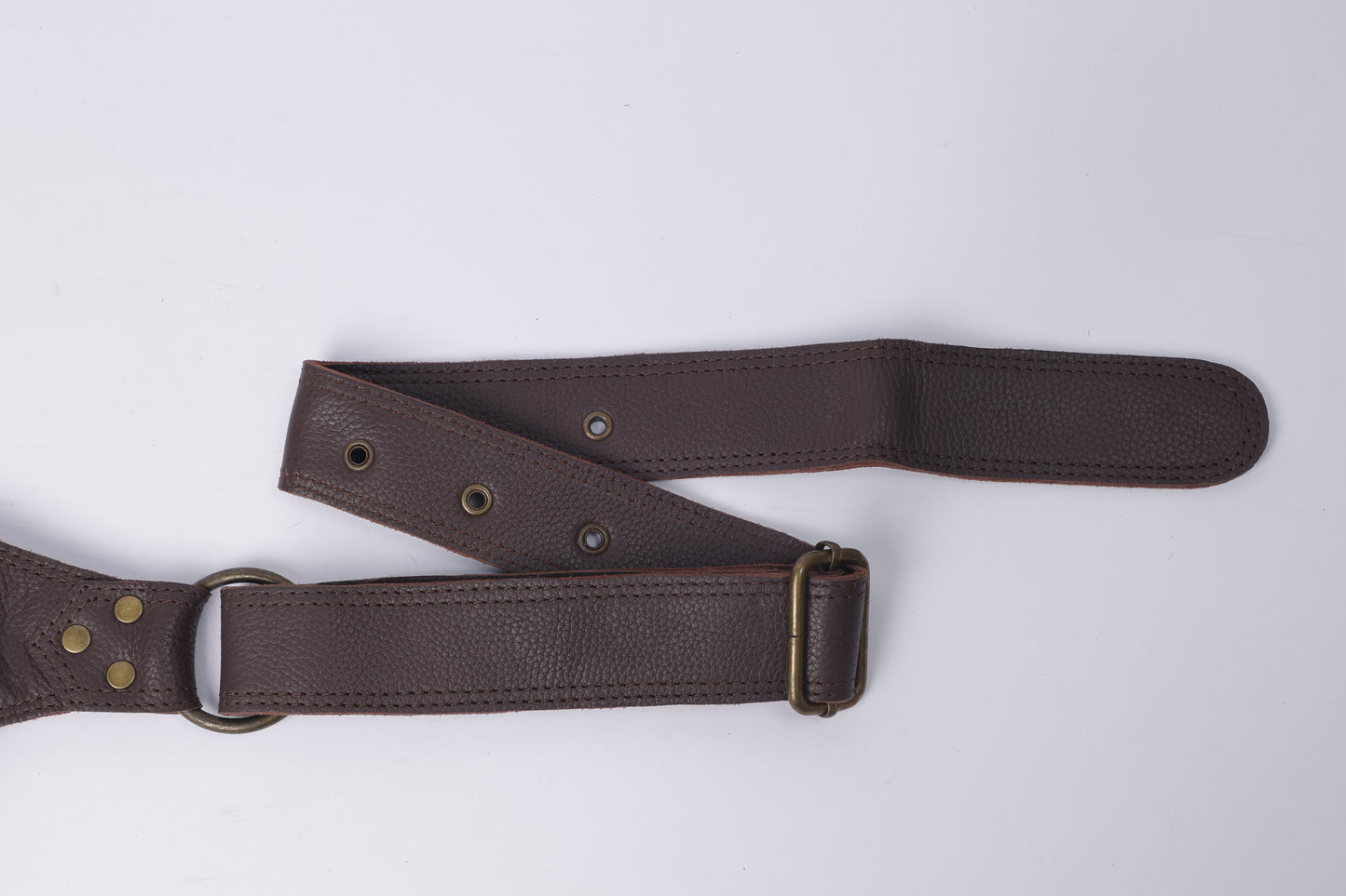 Leather belt pouch hip bag Leather Utility Pocket Belt | Brown Suede | travel belt, fanny pack, vendor belt, festival belt, +free gift