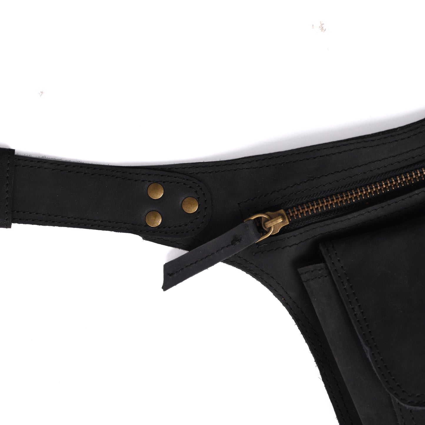 Premium Leather Waist Boho Bag | Leather Travel Hip Bag | Waist Bag | Utility Bag | Boho Bag For Unisex With Adjustable Straps +free gift.