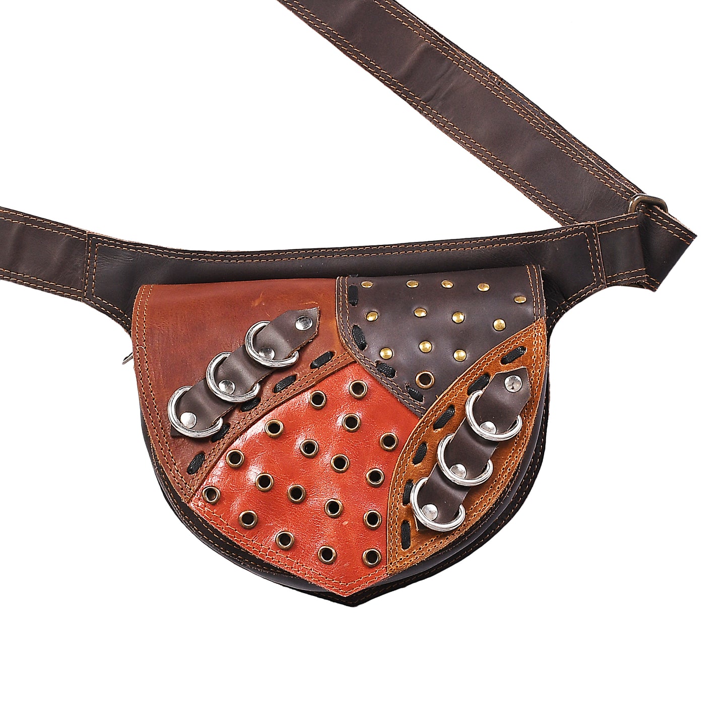 handmade leather waist belt bag is the perfect blend of style and practicality.