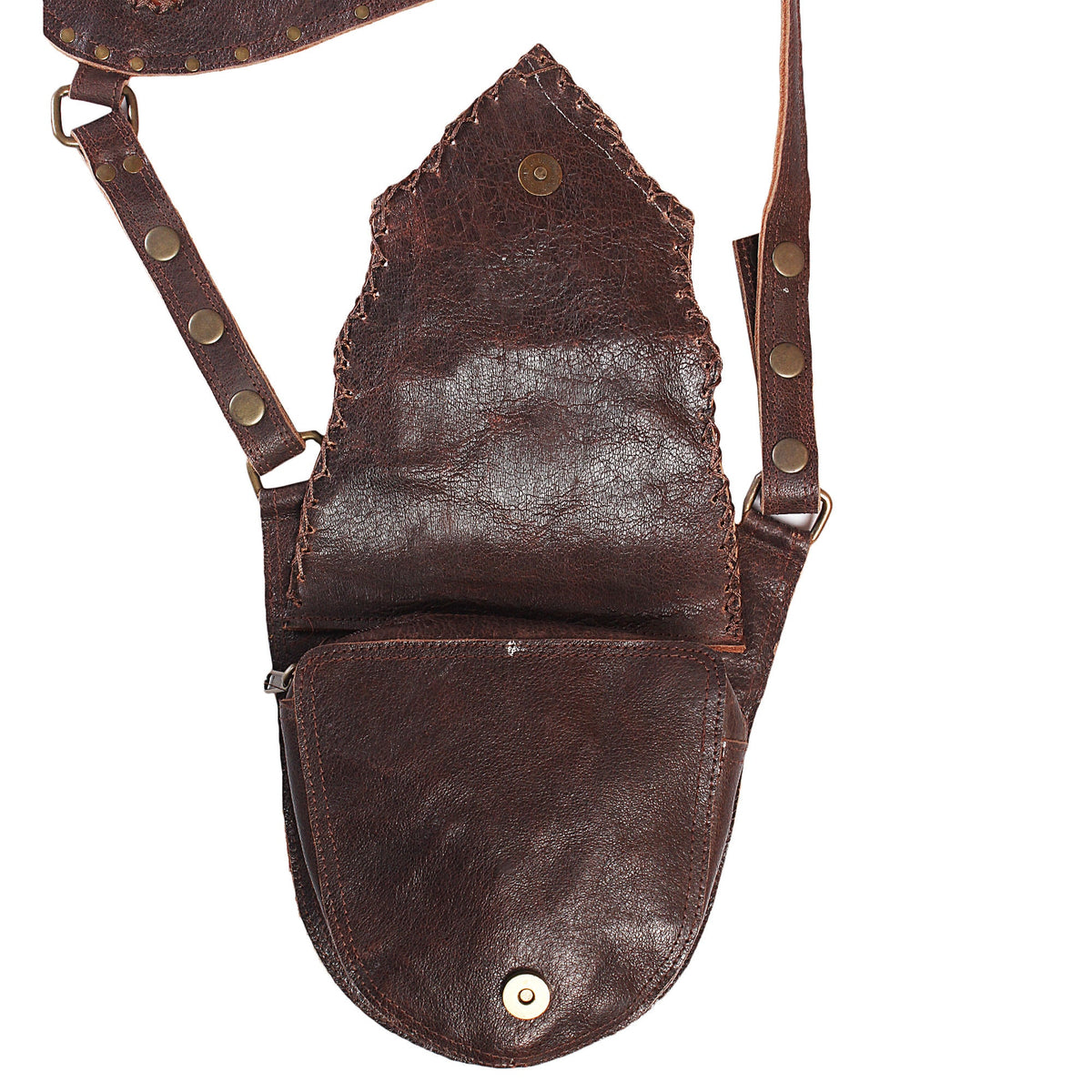 Combo of Leather Holster Bags | Burning Man Unisex Belt Pouch + Free Gift | Festival Utility Waist Bag | Handmade free gift..