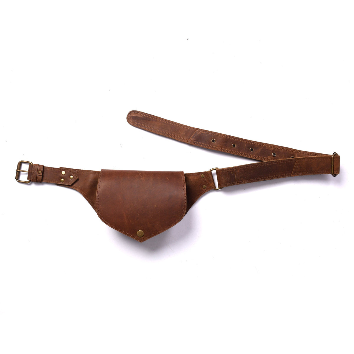 Handmade Leather Belt Pouch Set | 2 Utility Bags + Free Gift (Festival Bundle)