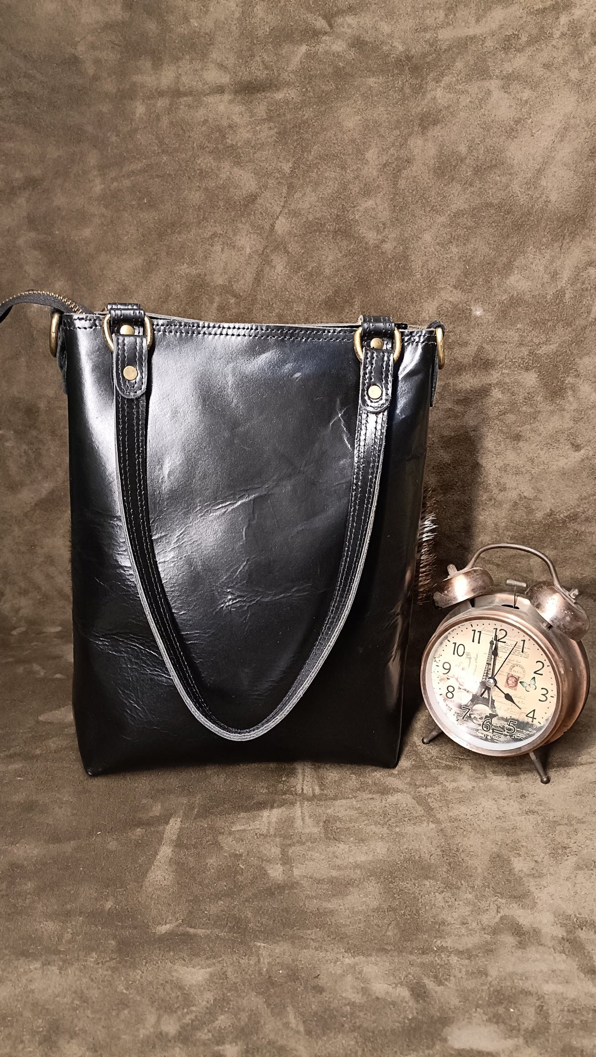 Leather Crossbody Utility Bag: Handmade Boho Festival Shoulder Bag + Free Pouch