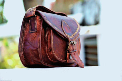 Handmade Brown Suede Fanny Pack: Festival Belt Bag with Free Gift