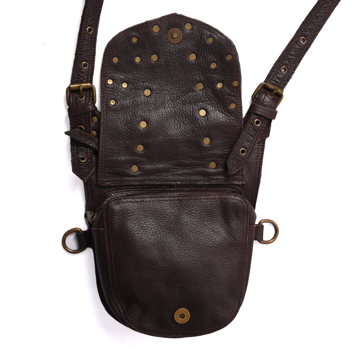 Leather Holster Bag: Unisex Festival Utility Belt