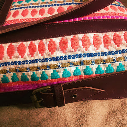 Genuine Leather Crossbody Bag: Personalized Women's Handbag + Free Gift...