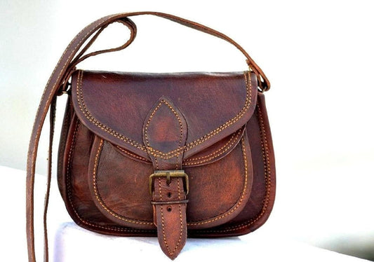 Handmade Brown Suede Fanny Pack: Festival Belt Bag with Free Gift
