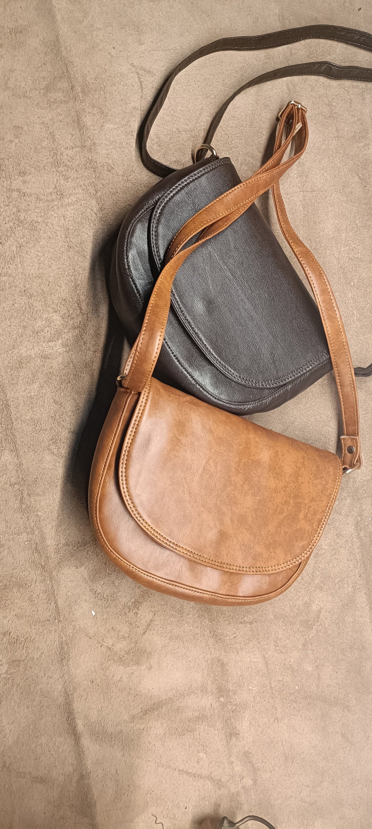 Leather Crossbody Bag: Adjustable Strap Festival Shoulder Bag...