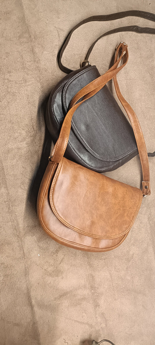 Leather Crossbody Bag: Adjustable Strap Festival Shoulder Bag...