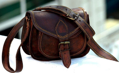 Handmade Brown Suede Fanny Pack: Festival Belt Bag with Free Gift