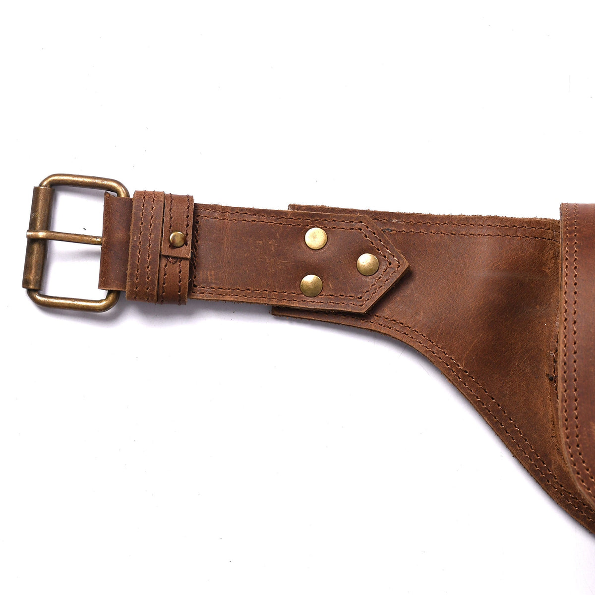 Handmade Leather Belt Pouch Set | 2 Utility Bags + Free Gift (Festival Bundle)