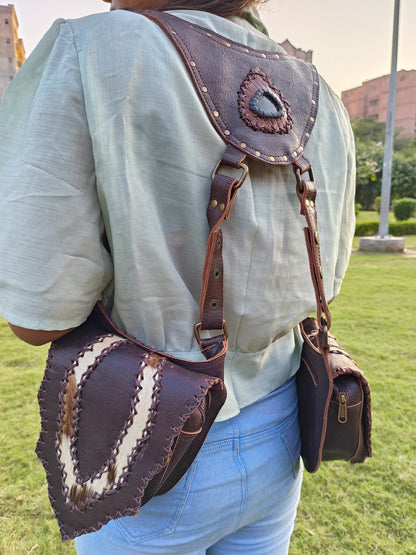 Leather Holister   travel bag adjustable crossbody bag , festival belt  +free gift...