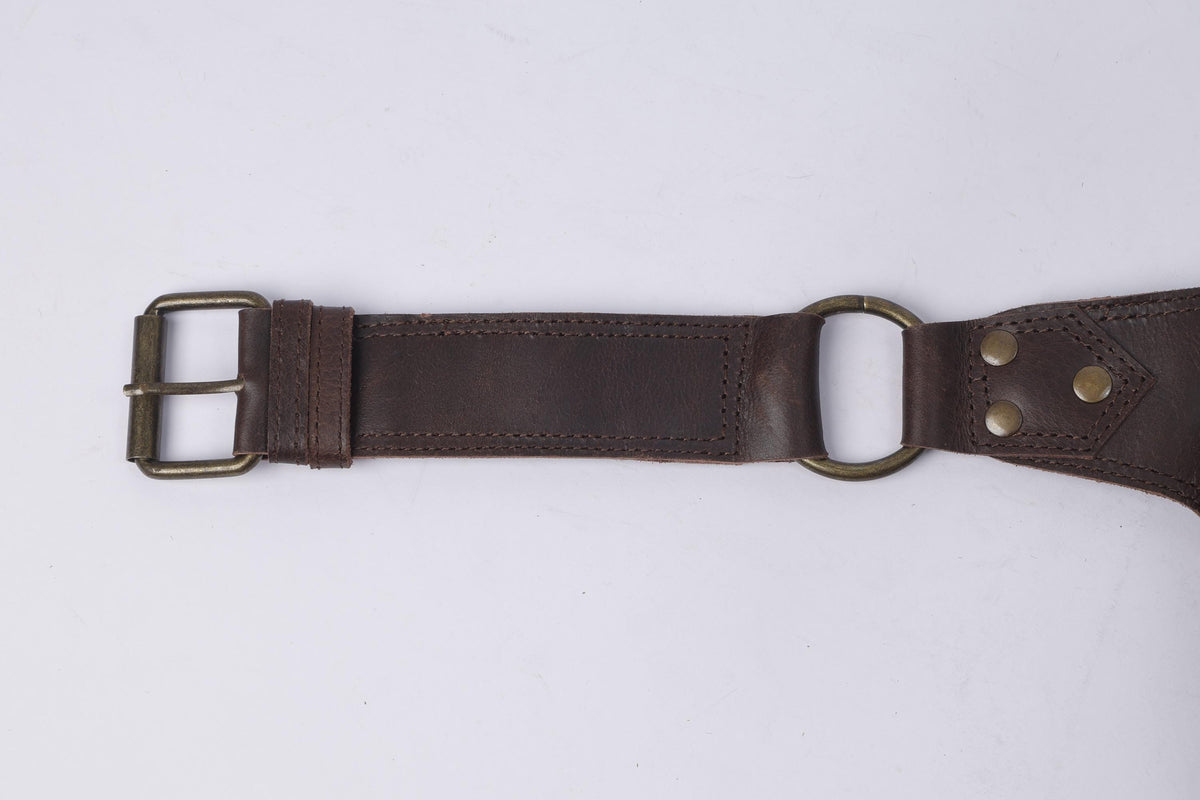 Handmade Leather Thigh Bag: Motorcycle Biker Leg Pouch......