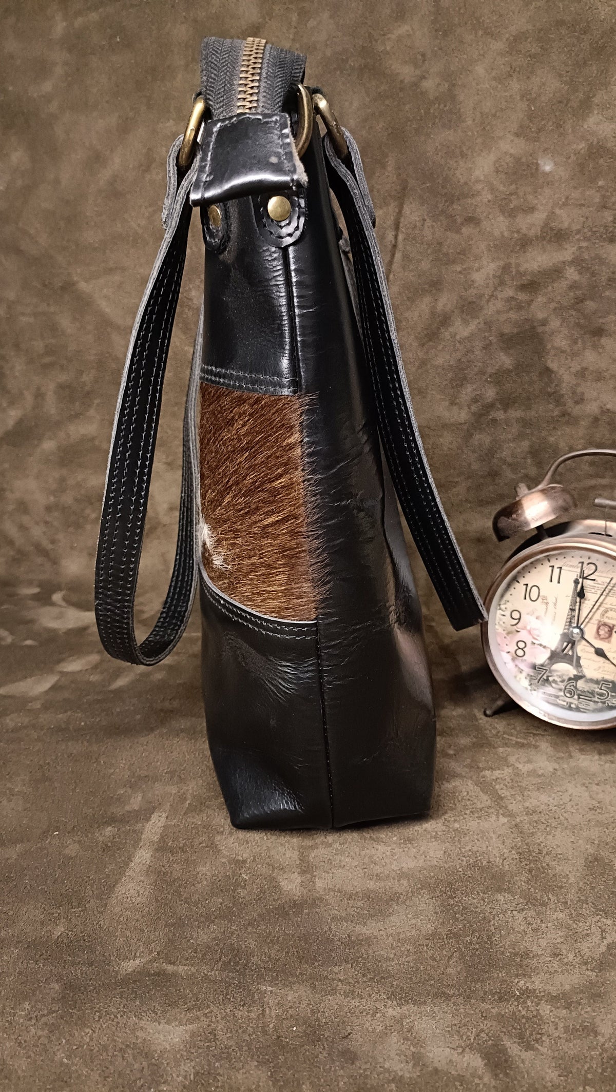 Leather Crossbody Utility Bag: Handmade Boho Festival Shoulder Bag + Free Pouch