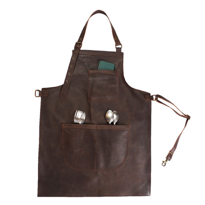 Premium Handmade Leather Apron – Durable & Stylish