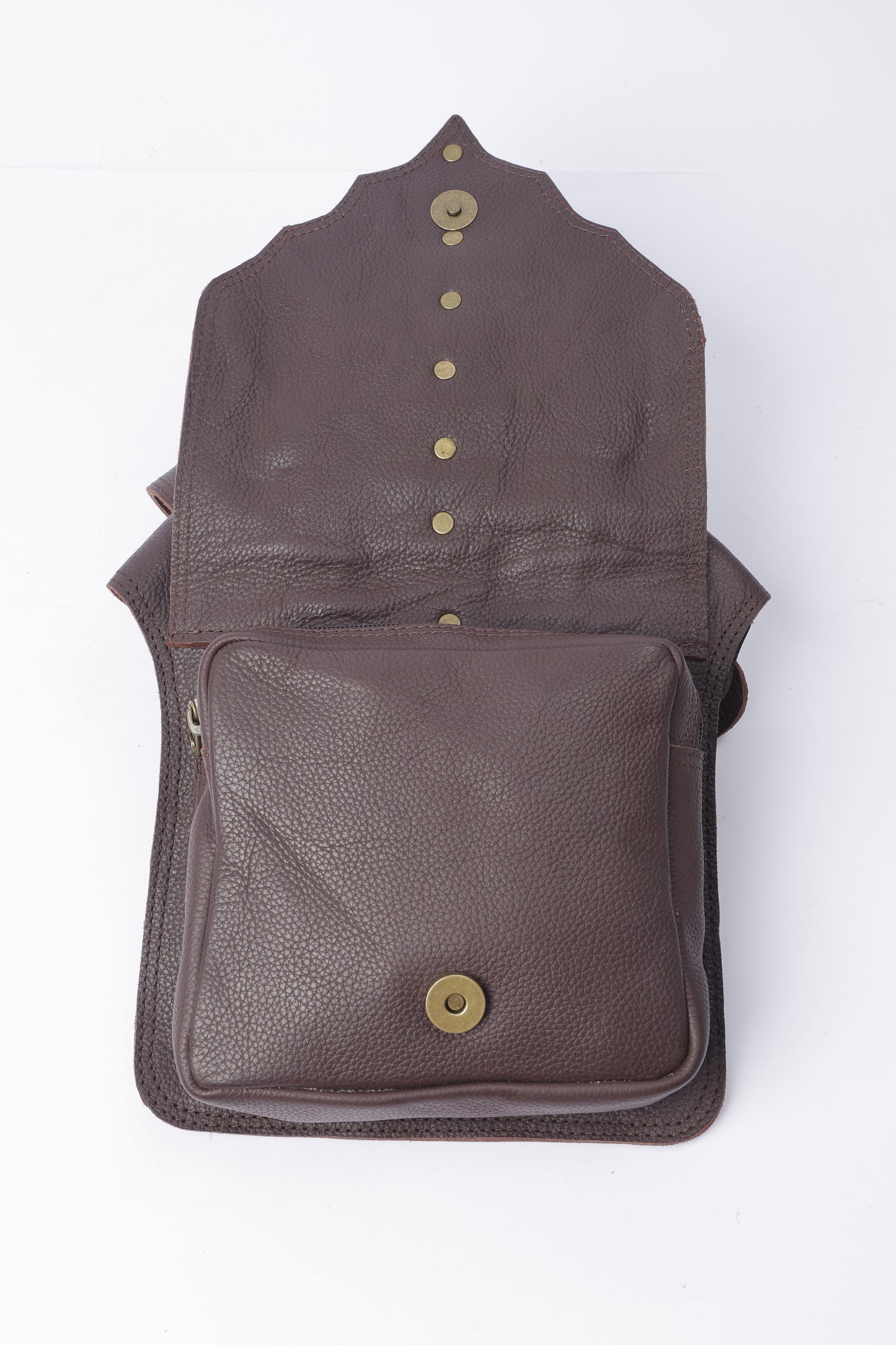 Leather  belt pouch hip bag Leather Utility Pocket Belt | Brown Suede | travel belt, fanny pack, vendor belt, festival belt, +free gift