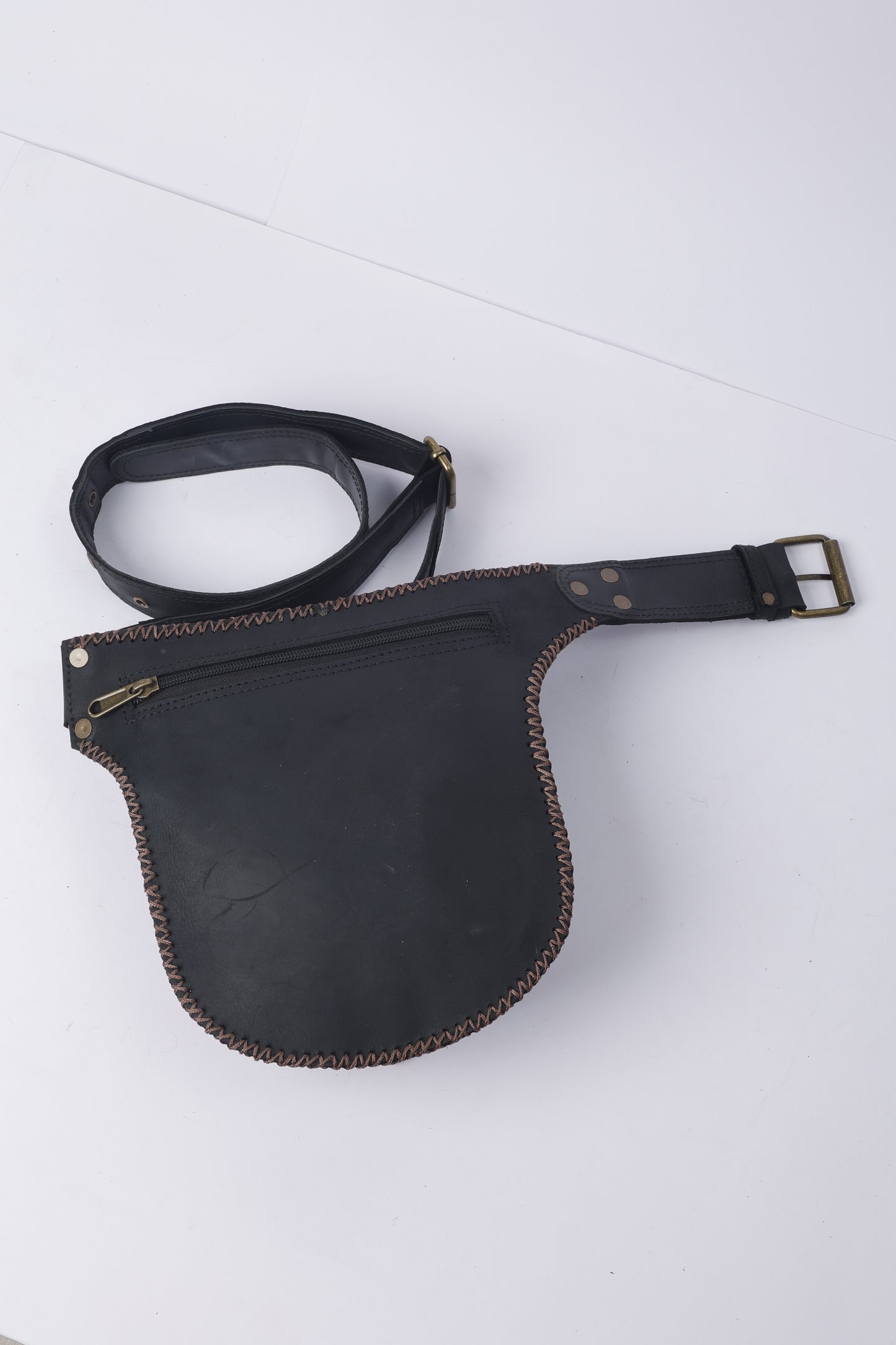 Handcrafted Genuine Leather Belt Bag