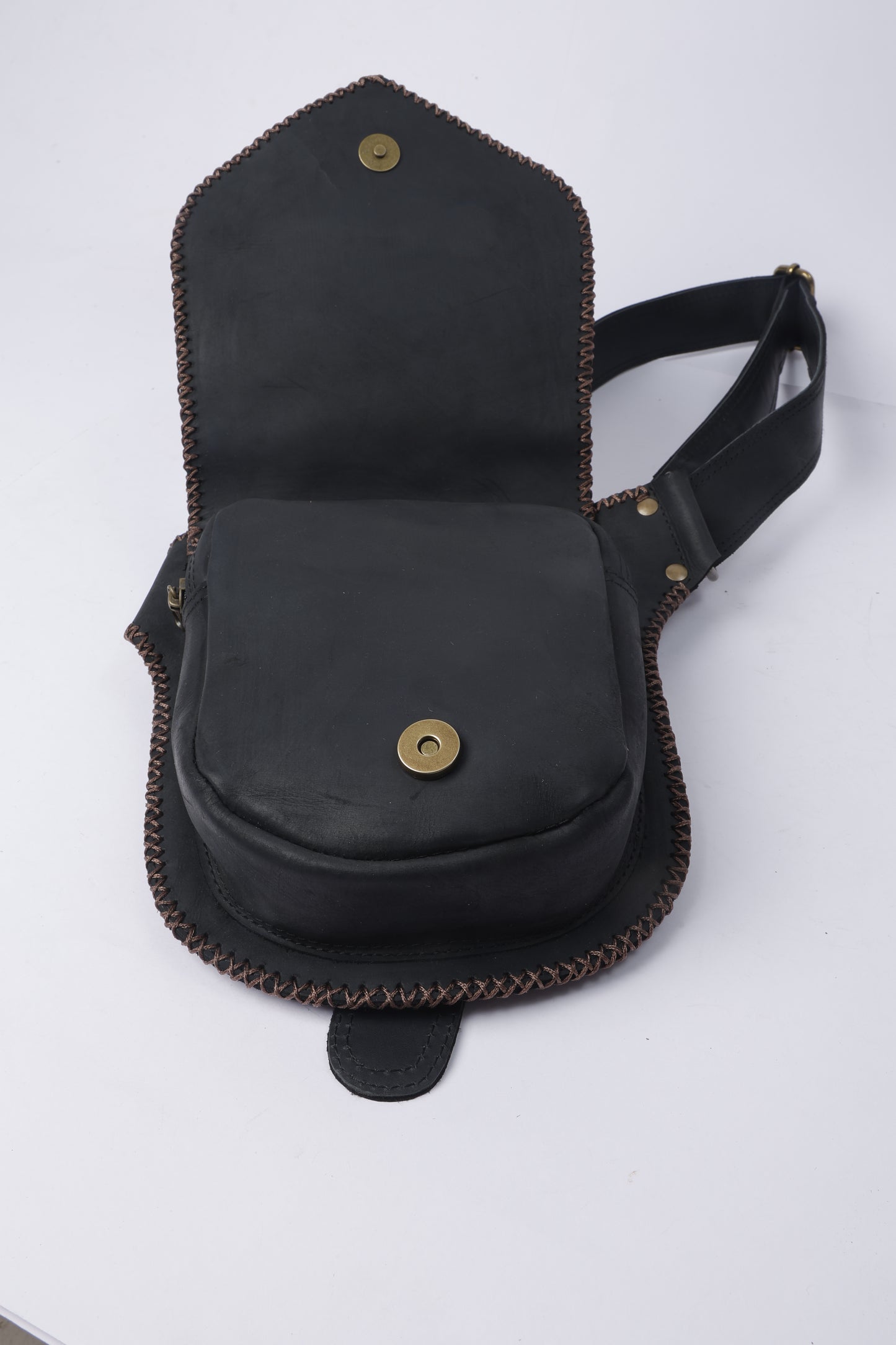 Handcrafted Genuine Leather Belt Bag