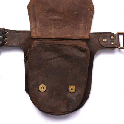 "Premium Leather Belt Pouches – Hands-Free Style & Function"