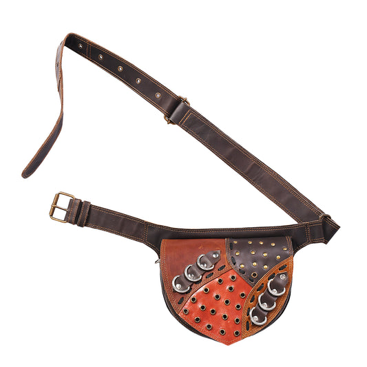 handmade leather waist belt bag is the perfect blend of style and practicality.
