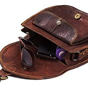 Handmade Brown Suede Fanny Pack: Festival Belt Bag with Free Gift