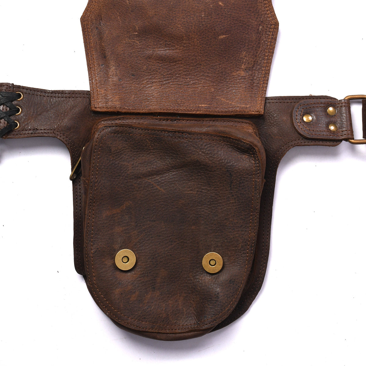 Handmade Leather Belt Pouch: Adjustable Hip Bag, Travel Waist Pack.....