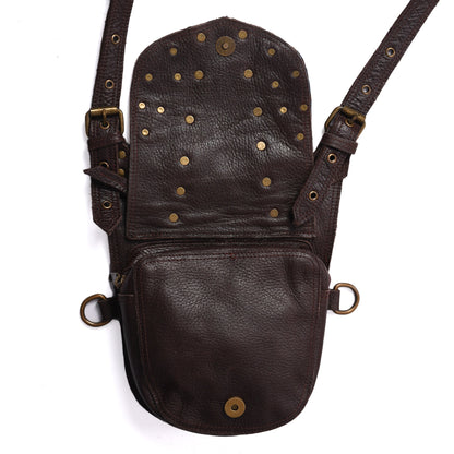 Combo of Leather Holster Bags | Burning Man Unisex Belt Pouch + Free Gift | Festival Utility Waist Bag | Handmade free gift..